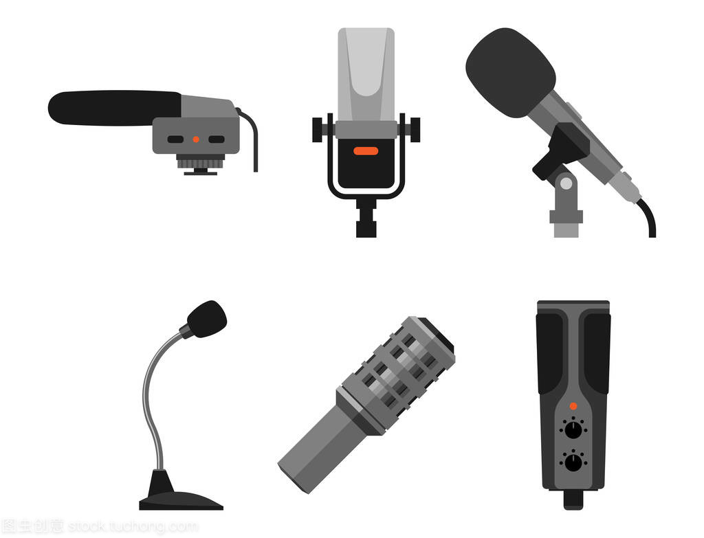 多場景麥克風(fēng)類型 從新聞采訪到音樂廣播的通訊工具